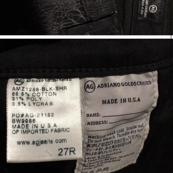 Adriano Goldschmied. Black print skinny. - Picture 3 of 5